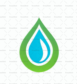 Wassertropfen und Blatt